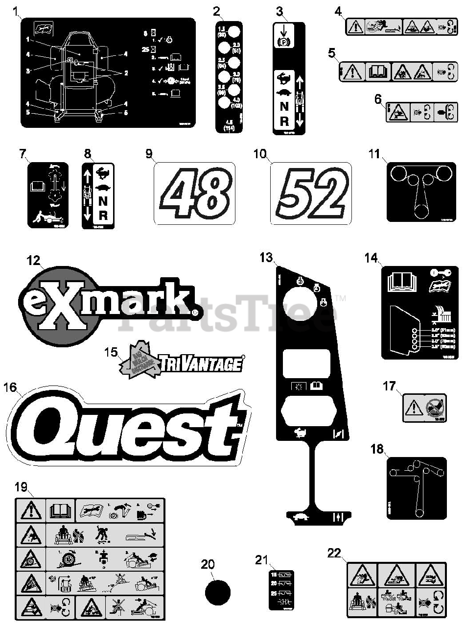Exmark QST23KC482 Exmark 48" Quest ZeroTurn Mower, 23HP Kohler (SN