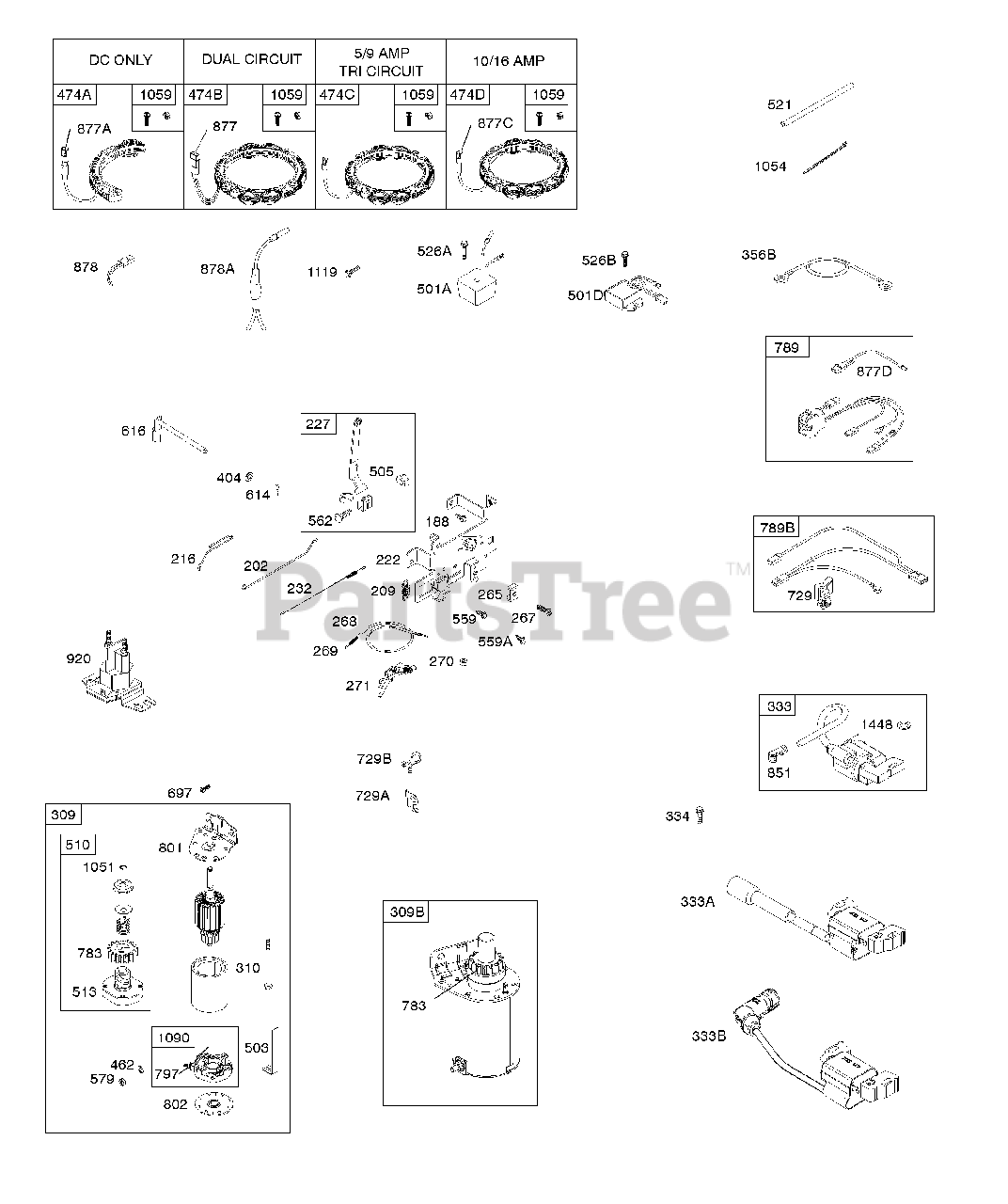 Briggs & Stratton 31R7070033G1 Briggs & Stratton Vertical Engine