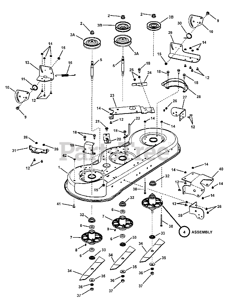 Snapper LT 23460 (7800207) Snapper LT100 Series 46" Lawn Tractor