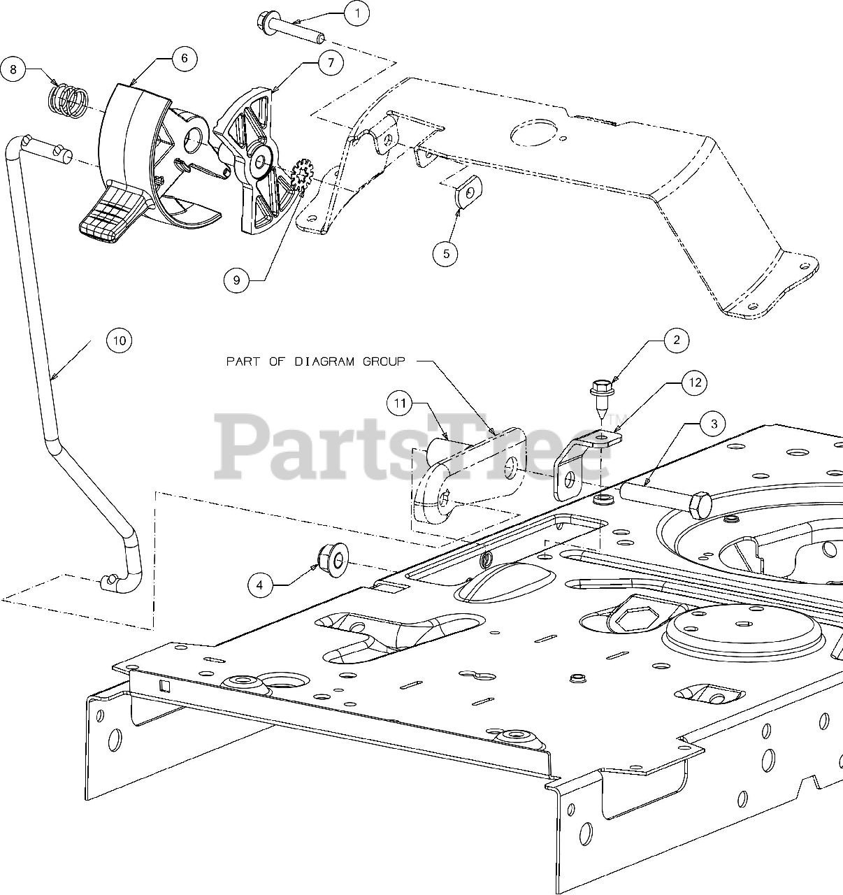 Troy bilt horse xp deck 2025 parts