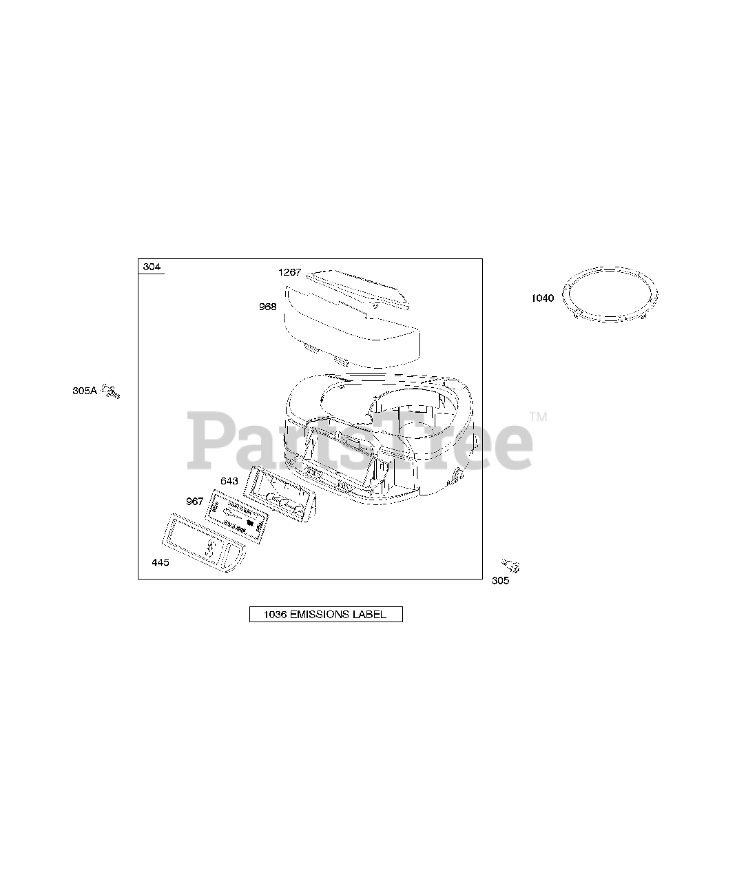 Briggs & Stratton 282H070196E1 Briggs & Stratton Vertical Engine