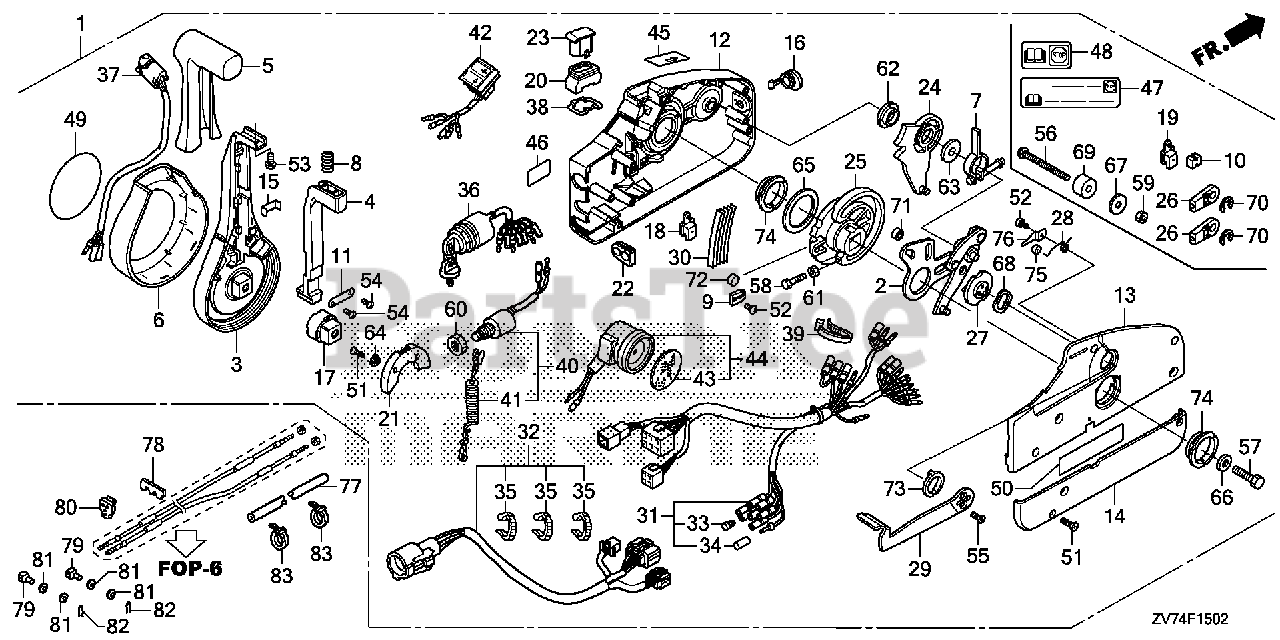 Honda BF25 D5 SRTA (BATJ) Honda Marine Engine, Made in Japan (SN
