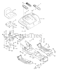 936023 1540 H Ariens Sierra 40 Yard Tractor 15hp Briggs Stratton Hydro SN 000101 Above Parts Lookup with Diagrams PartsTree