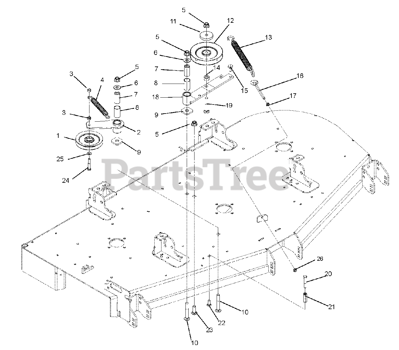 Gravely 992325 (Pro-Turn 252) - Gravely Pro-Turn 52