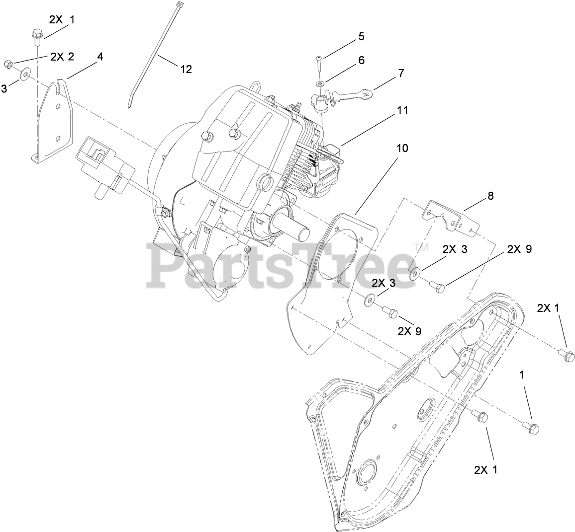 Toro 38587 Toro Power Clear Snow Thrower (SN 310000001 310999999