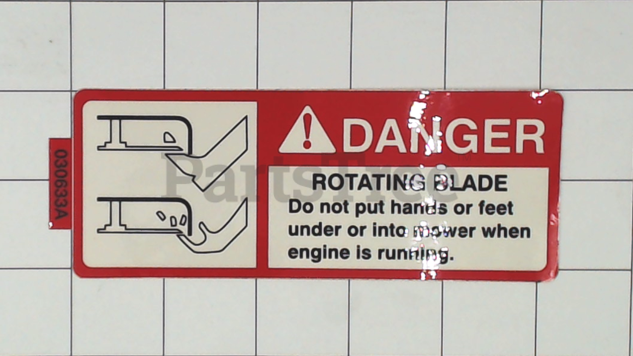 CUB 00030633 - LABEL ROTATING BLA (Slide 2 of 2)