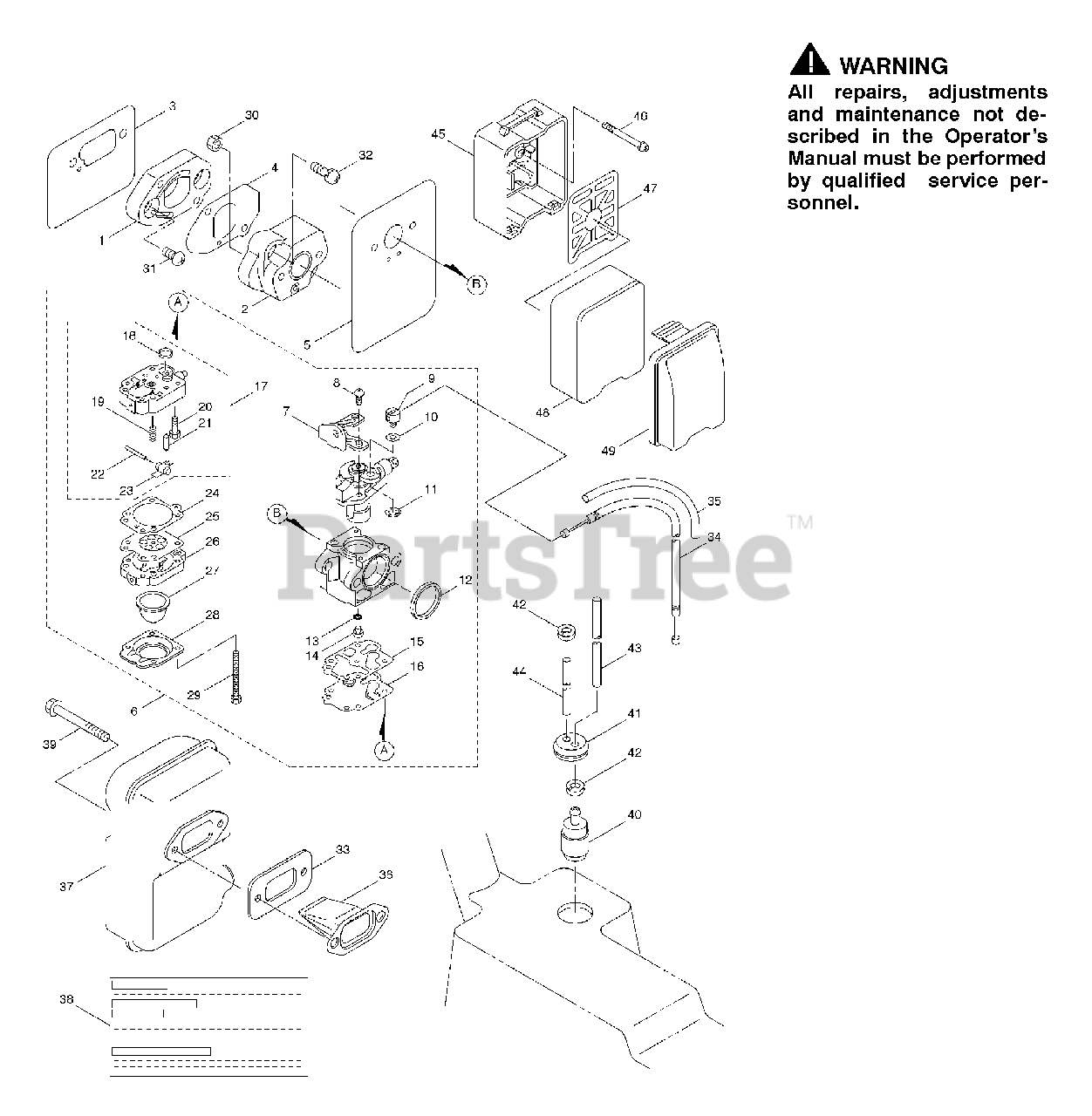 33 Poulan Pro Blower Parts Diagram - Wiring Diagram Database