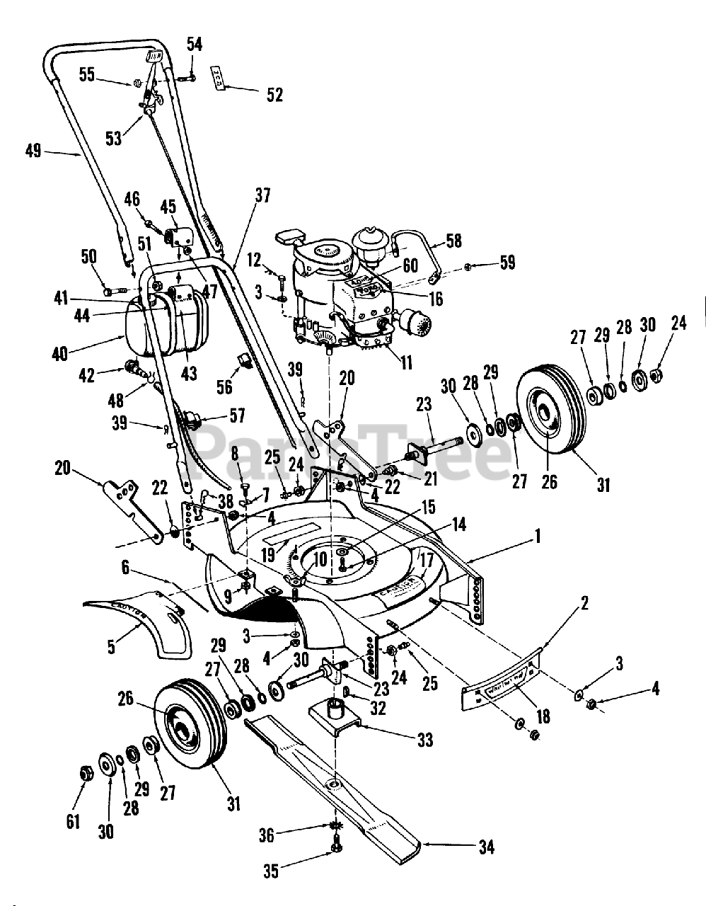 Toro self online propelled parts