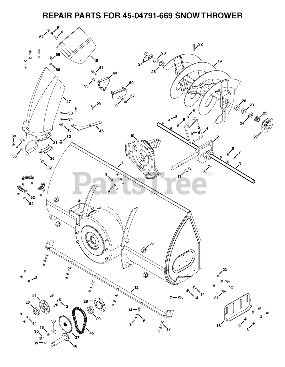 Husqvarna 966416001 Husqvarna Snow Blower Attachment (201202