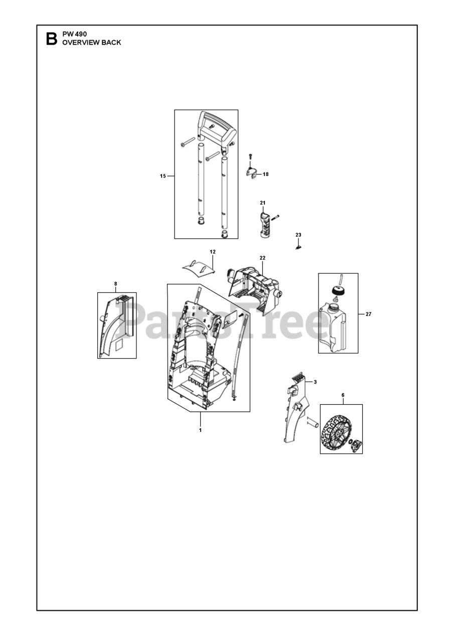 Husqvarna PW 490 (970468401) Husqvarna Pressure Washer (202101