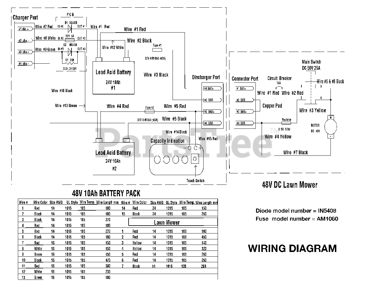 Ryobi Ry 14110 Ryobi 48v Walk Behind Mower Wiring Diagram Parts Free