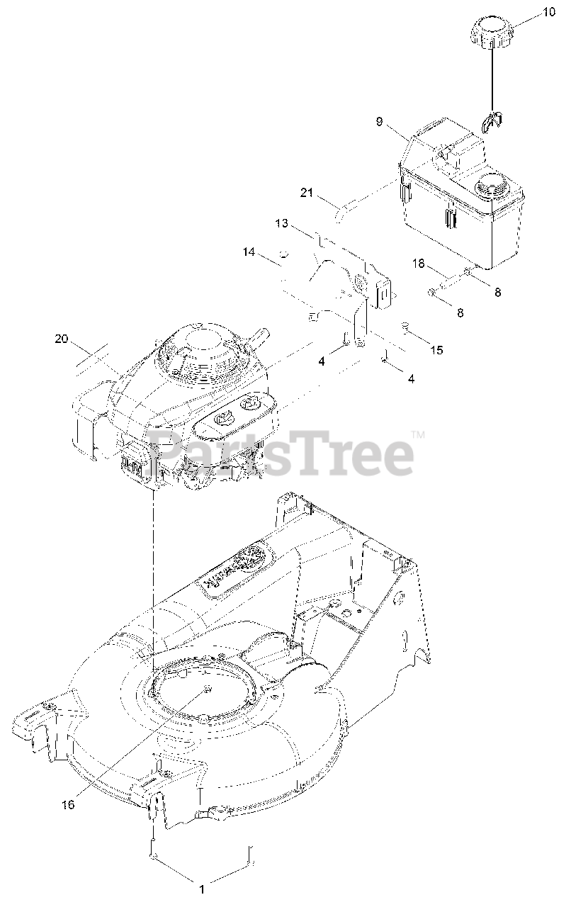 Exmark ECX160CHN21000 Exmark 21