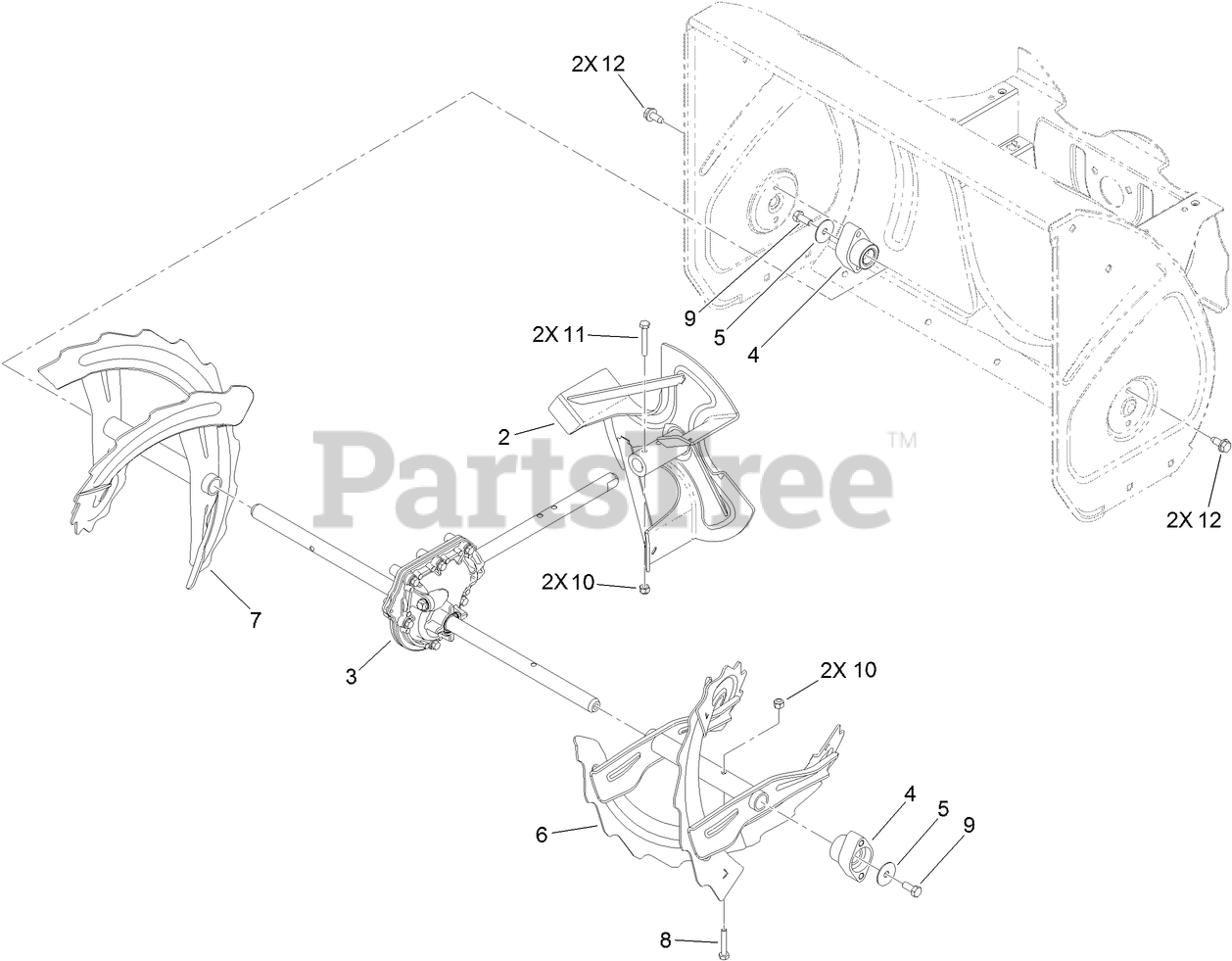 Toro 37772 (826 OE) Toro 26" Power Max Snow Thrower (SN 313000001