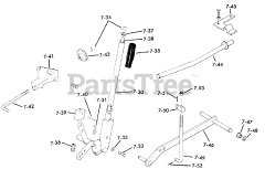 Toro 61-16K802 (C-160) - Toro Lawn Tractor (1976) Parts ... kohler k301s engine parts diagrams 