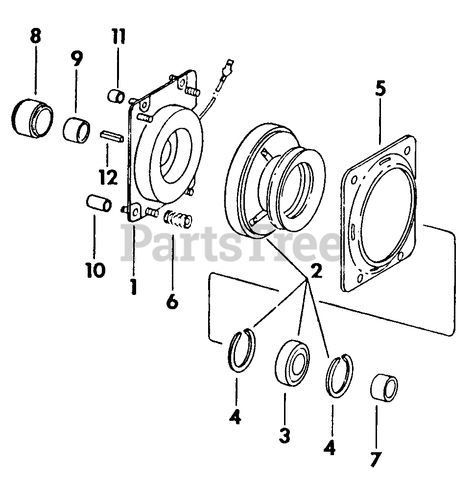 Cub Cadet 800 (2050050U) Cub Cadet Garden Tractor PTO Clutch Parts
