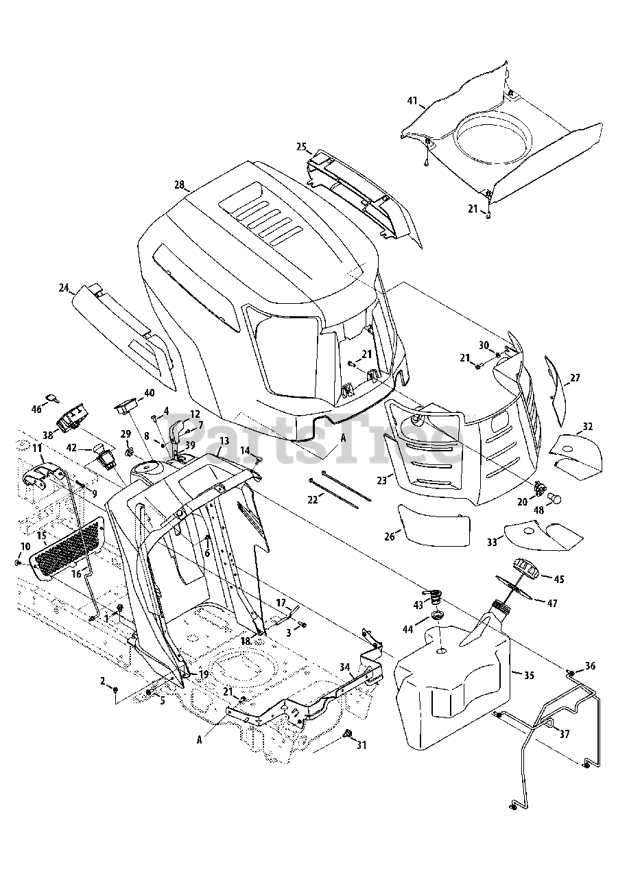 Cub Cadet Parts For Ltx 1042