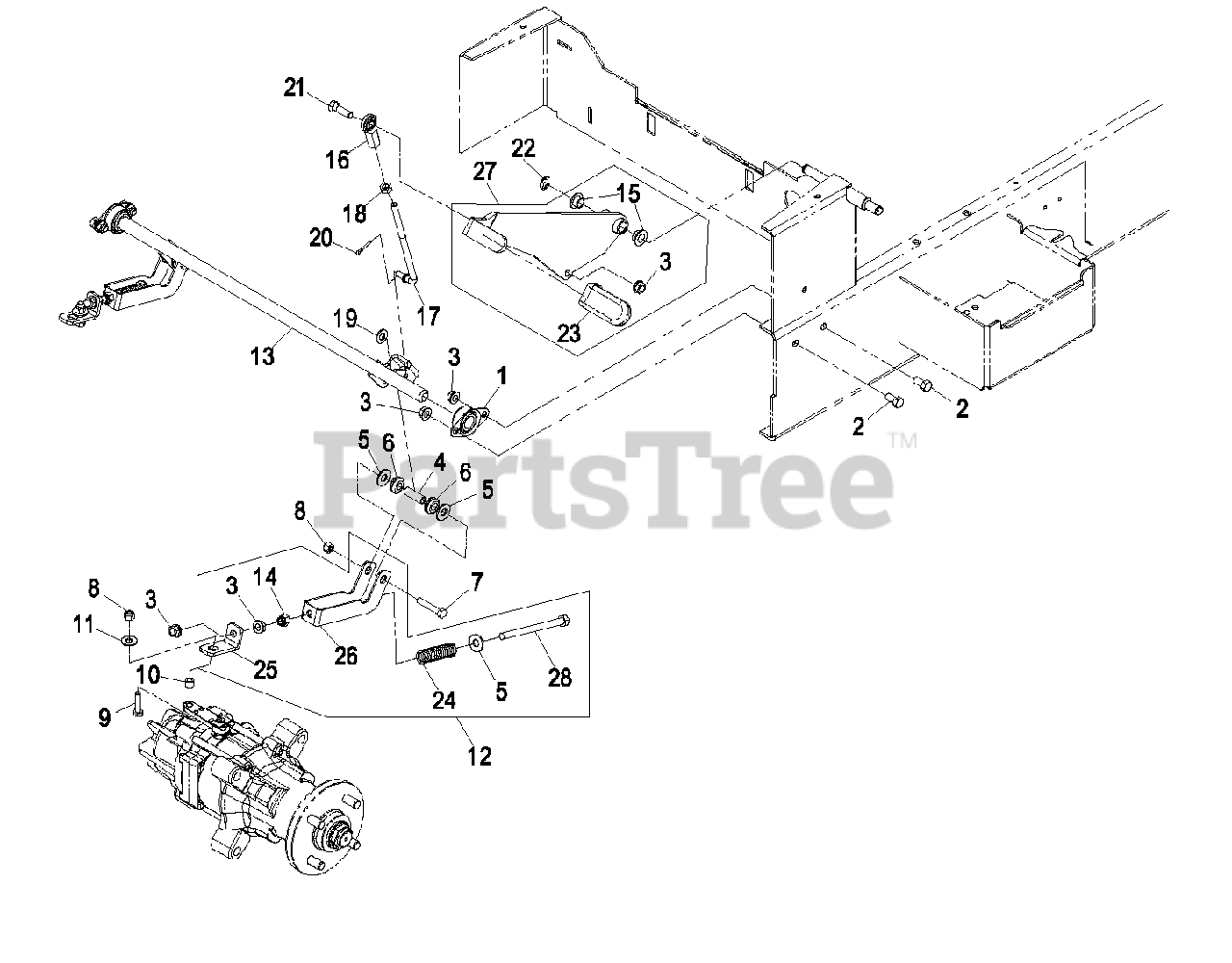 Exmark FR25KD Exmark Front Runner Front Mount Mower, 25hp Kubota