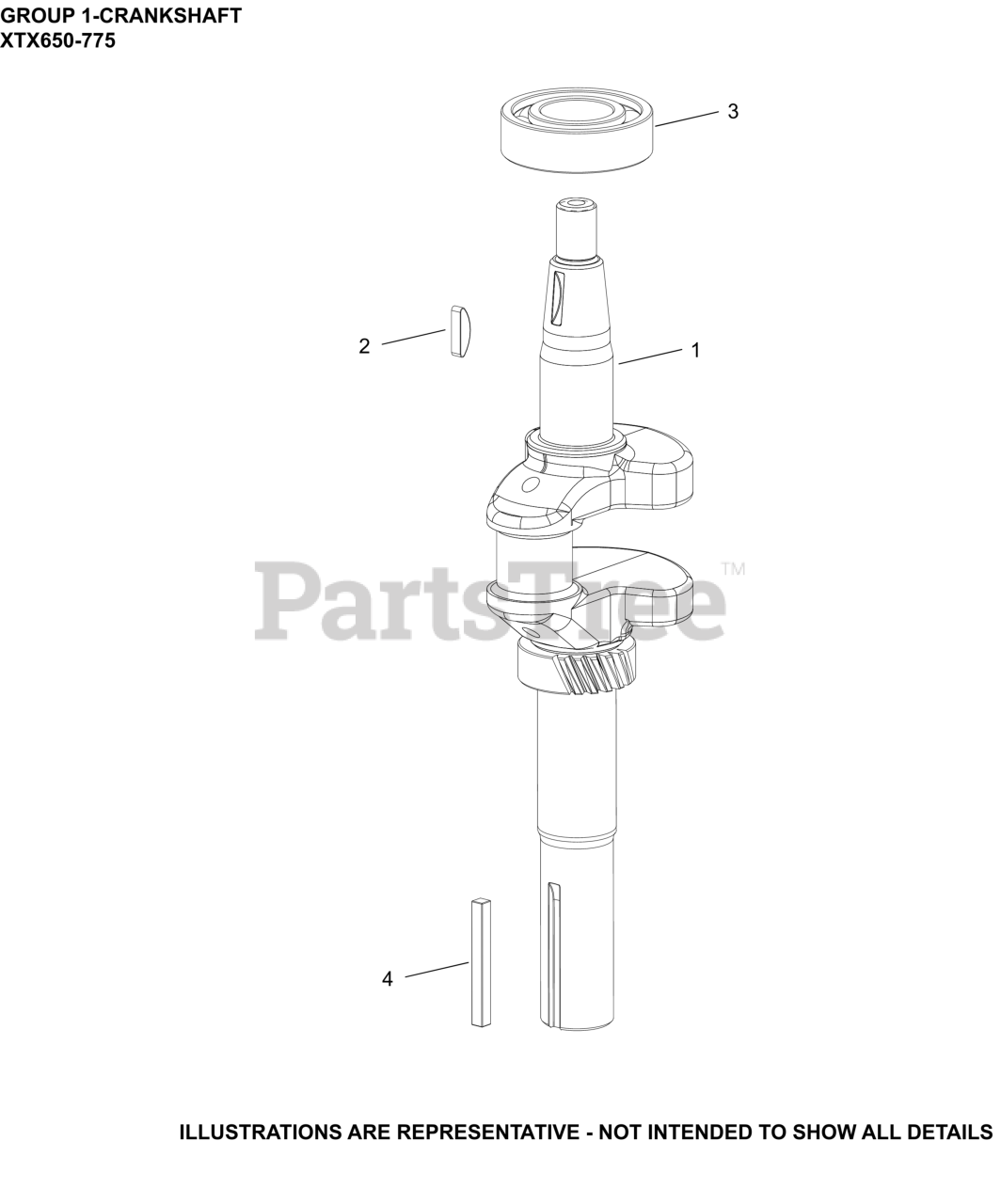 Kohler XTX6503016 Kohler XTX Series Engine, Basic Version, 6.5 ft