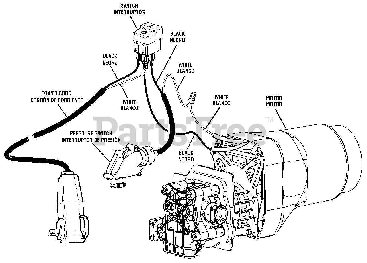 PowerStroke PS 14133 PowerStroke Pressure Washer Wiring Diagram Parts