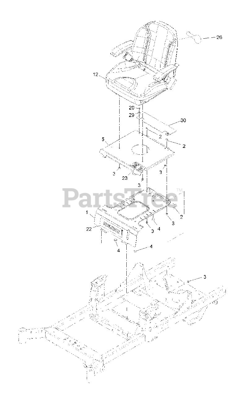 Exmark RAE708GEM48300 Exmark 48" Radius ESeries ZeroTurn Mower