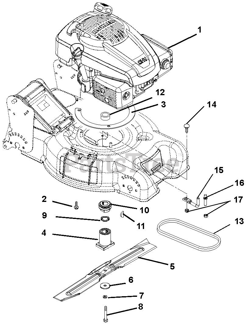 Ariens 911154 BRSPE 21 Ariens 21 Self Propelled Walk Behind Mower 5.5hp Honda SN 000101 001999 Engine Blade And Belt Parts Lookup with Diagrams PartsTree