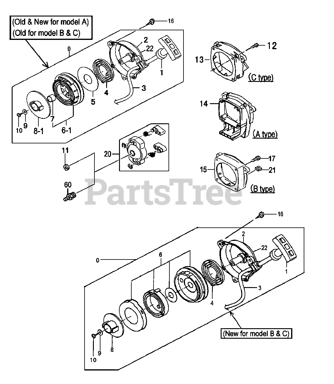 Tanaka TPH2501 Tanaka Articulating Pole Hedge Trimmer SStart Kit A