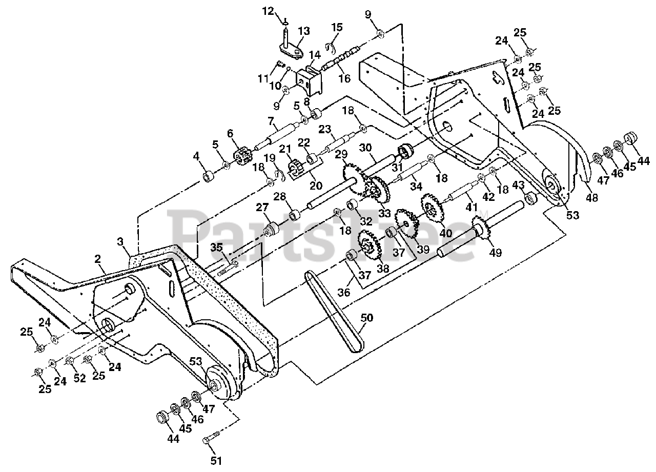 Husqvarna Crt 35 954001252 A Husqvarna Rear Tine Tiller 1994 08