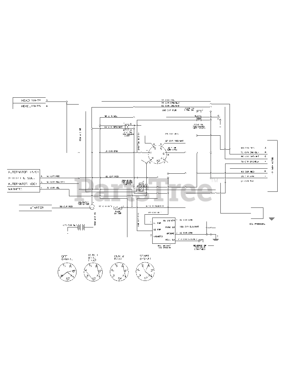 Cub Cadet Ltx 1040 Wiring Diagram from www.partstree.com