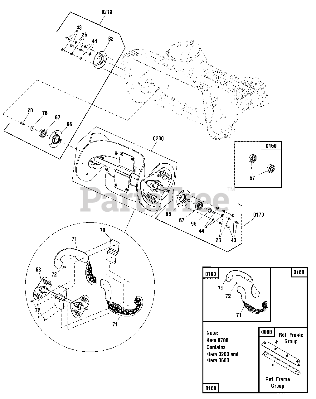 Briggs & Stratton 1022ER (169672700) Briggs & Stratton 22" Snow
