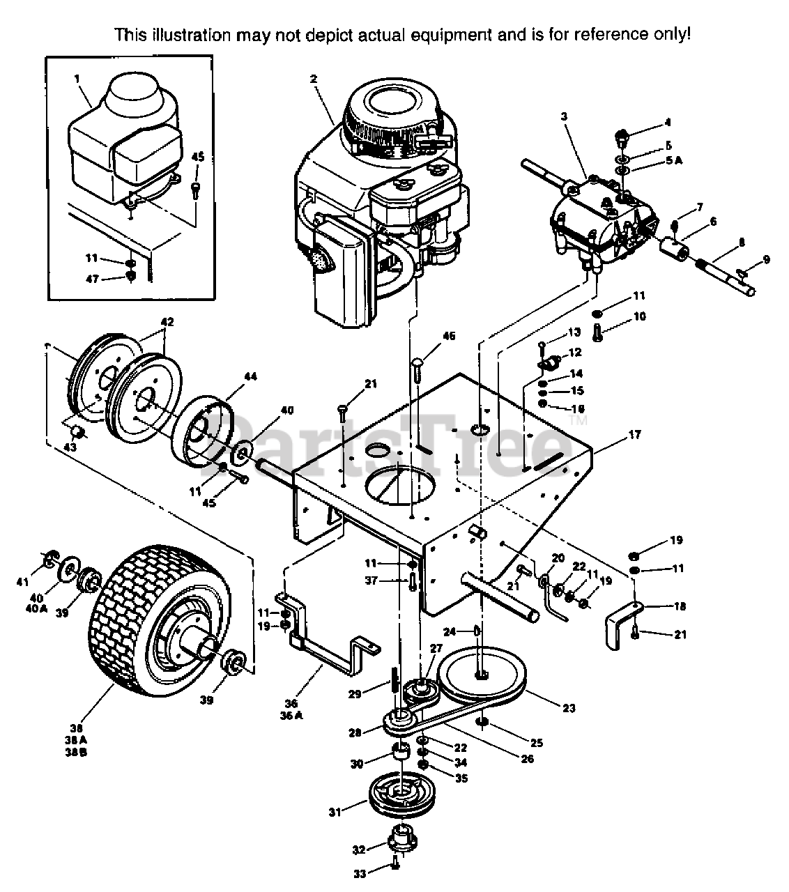 Scag 48 walk behind transmission best sale