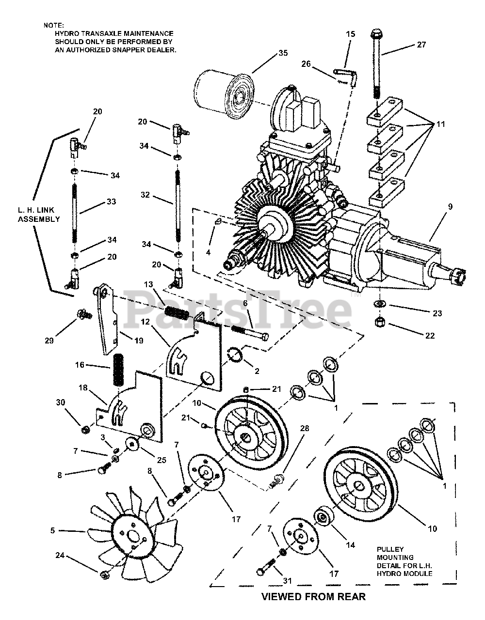 Snapper ZF 2501KH (84574) Snapper ZeroTurn Mower, 25hp Tandem Hydro