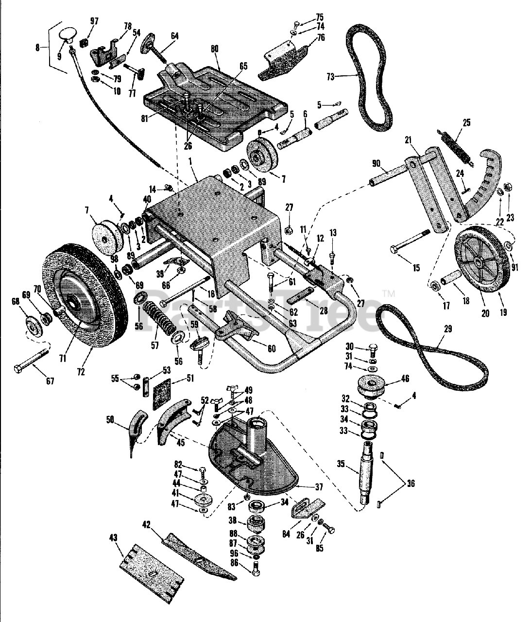 Toro 41103 Toro Wheeled Edger (SN 000000001 000999999) (1970) ESTATE EDGERTRIMMER