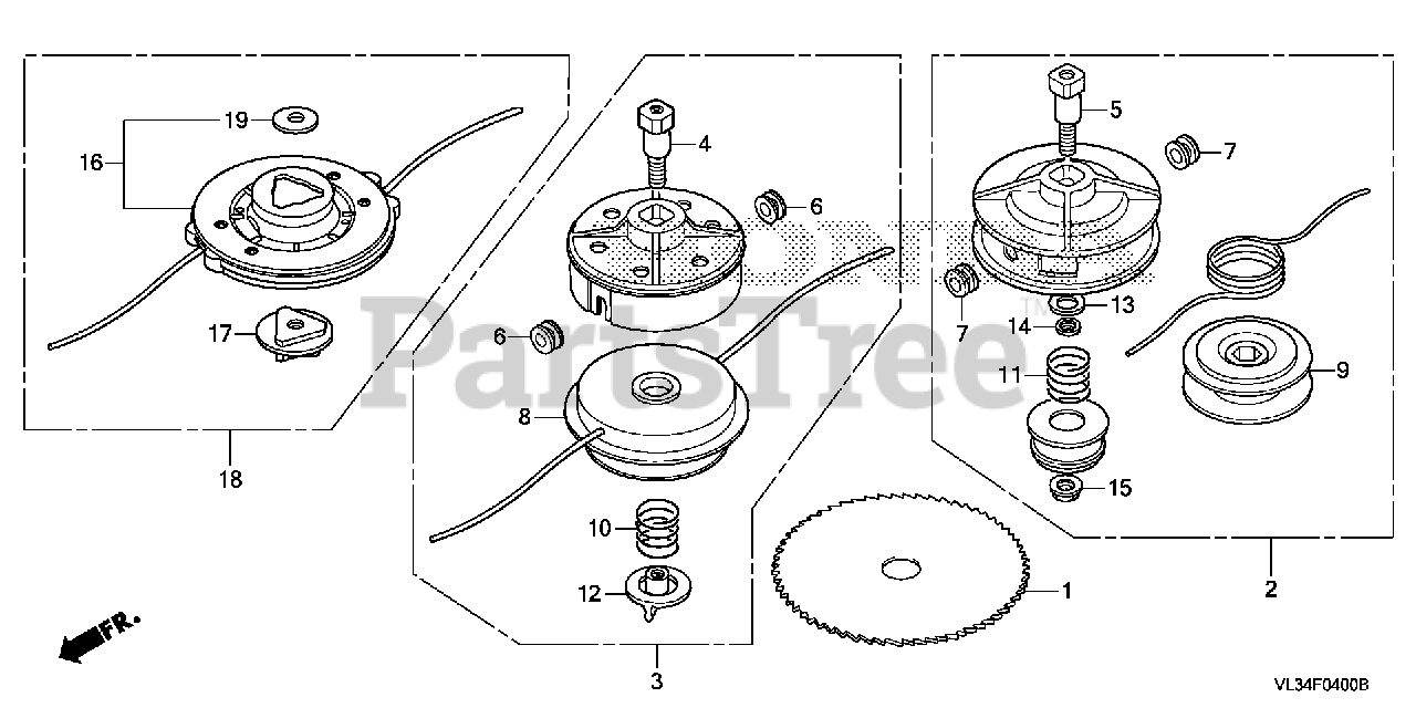 Honda HHT35 S LTAT (HAGA) Honda String Trimmer, Made in USA (SN HAGA