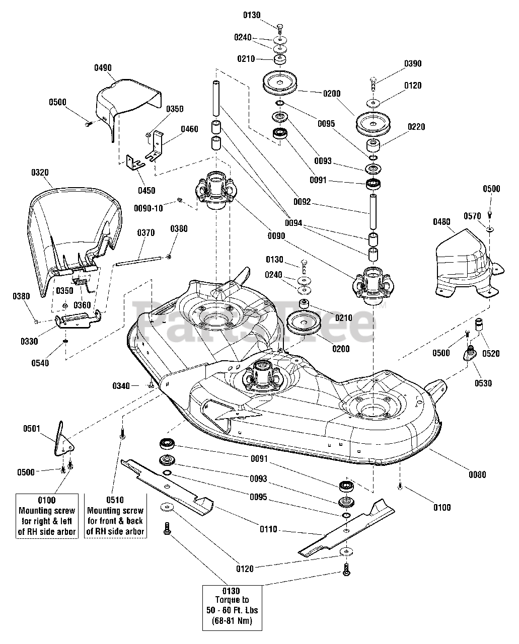 Snapper 169658100 Snapper 46"/117cm Mower Deck 46" Mower Deck