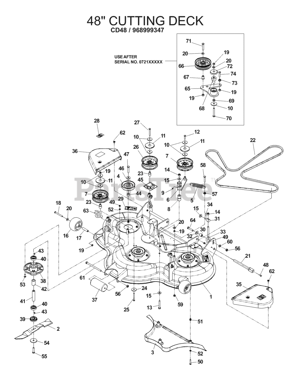 Husqvarna iZ 21 (968999306) Husqvarna ZeroTurn Mower (200704) 48