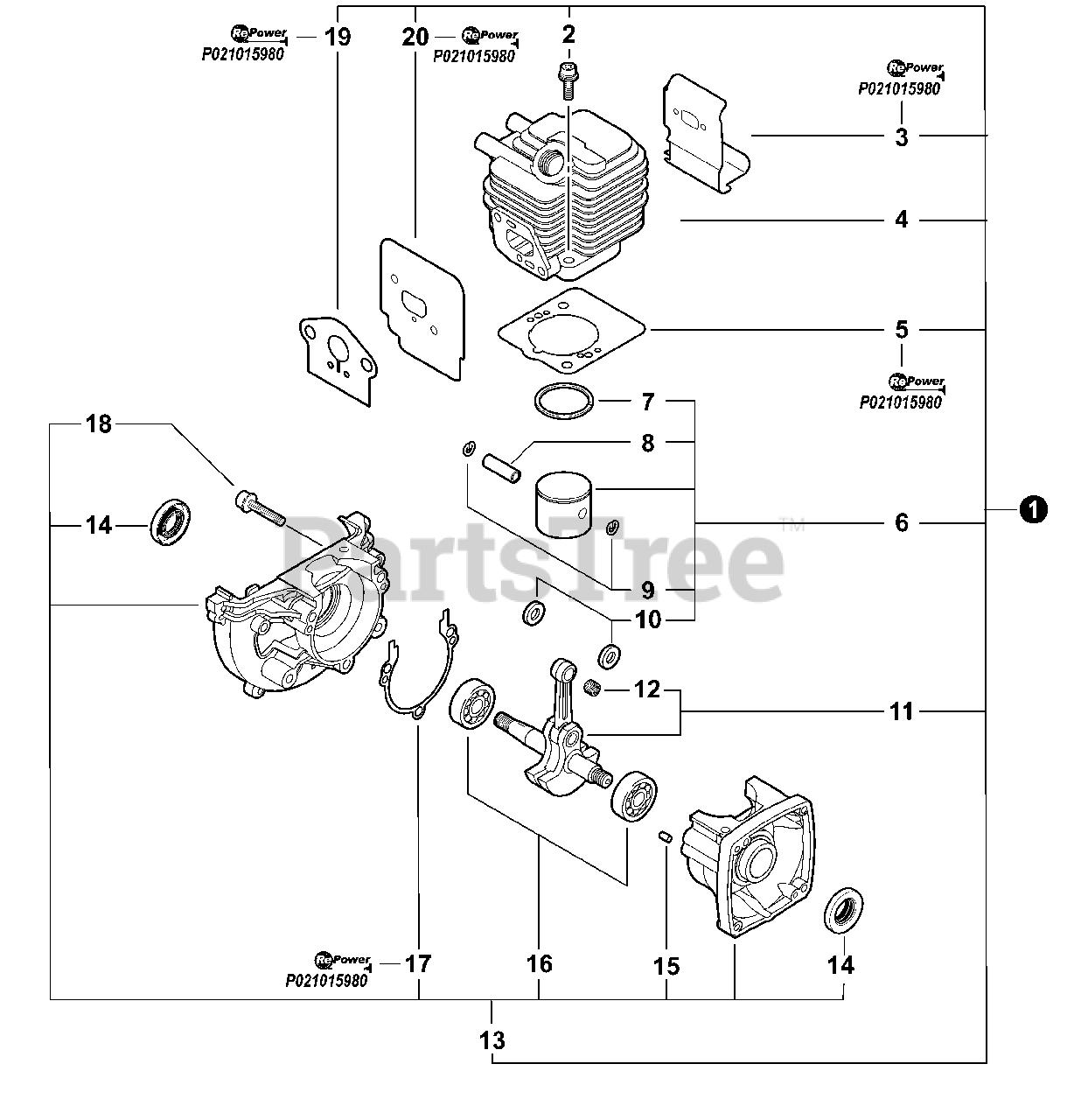 wafer Indføre Gøre husarbejde Echo SRM-225 - Echo String Trimmer (SN: T74414001001 - T74414999999) Engine Parts  Lookup with Diagrams | PartsTree