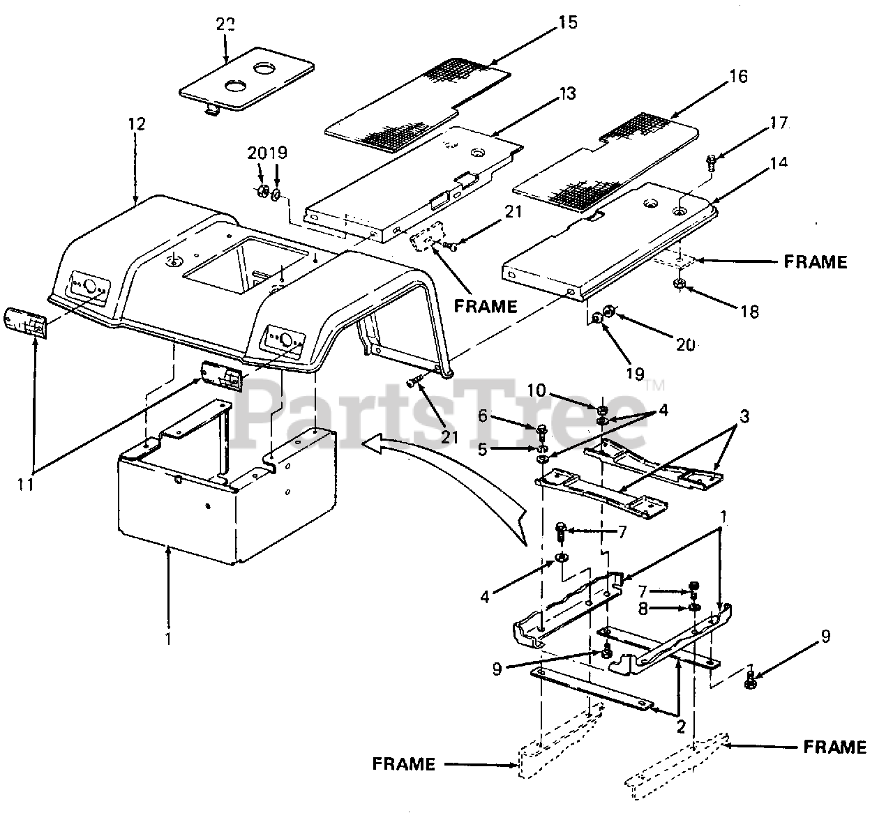 Cub Cadet 1720  131-272-100