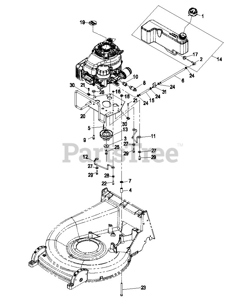 Exmark MS6KA26B Exmark 26" Metro WalkBehind Mower, 6hp Kawasaki (SN