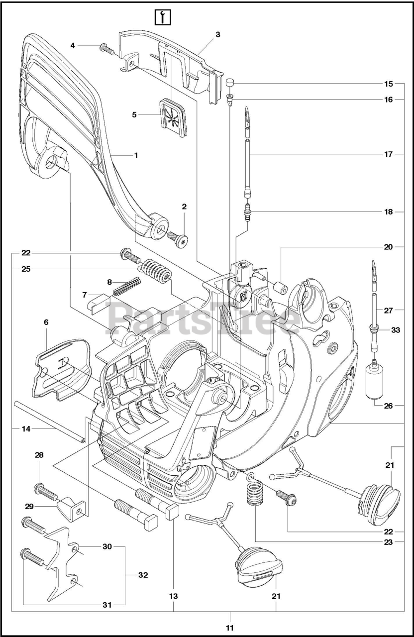 Husqvarna 120 Mark II (967861901) - Husqvarna Chainsaw (2018-05