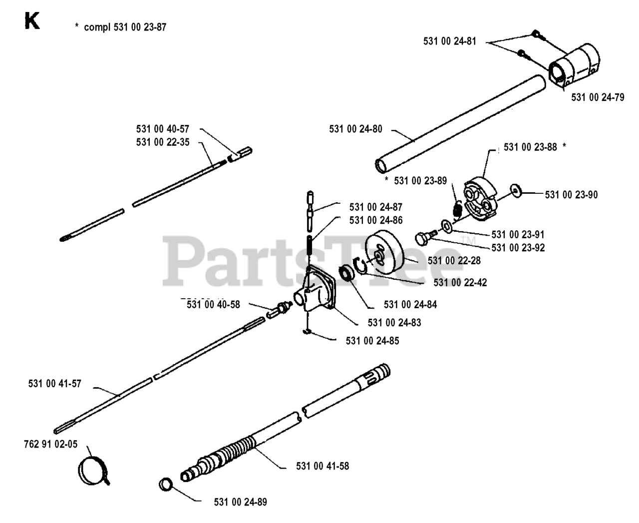 Husqvarna 132 RB Husqvarna Brush Cutter (SN 19931400001 & Above
