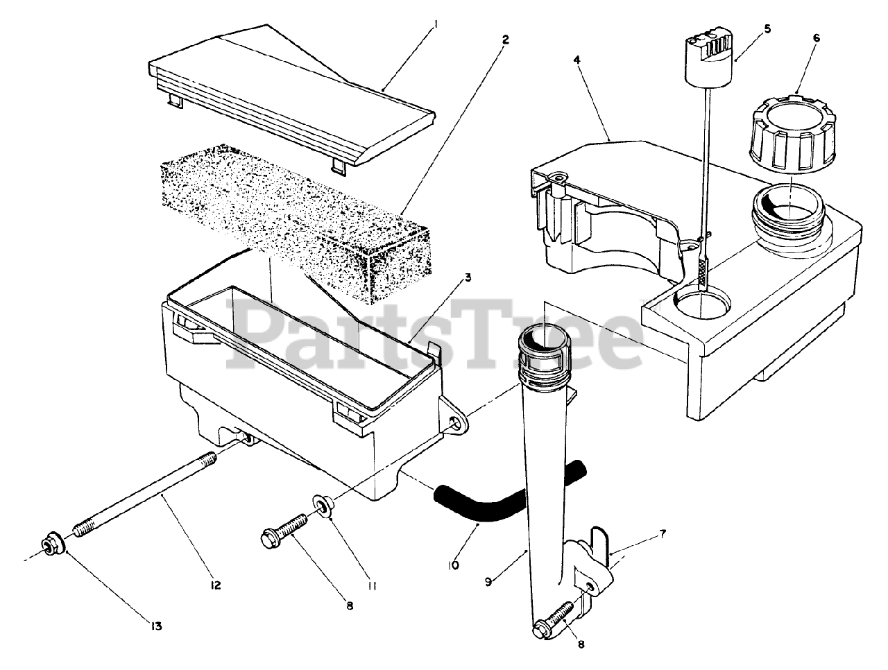 Toro 20622 Toro WalkBehind Mower (SN 000003102 000999999) (1990