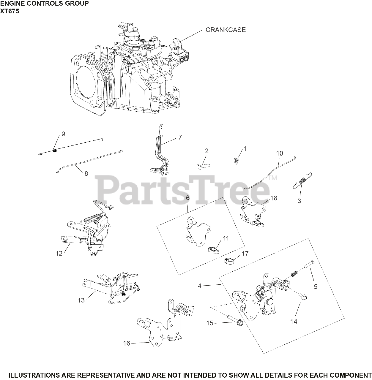 Kohler XT675-3005 - Kohler XT Series Engine, Basic Version, 6.75 ft-lbs