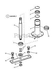 Snapper 2691383-00 - E3317525BVE, 33 17.5 HP Rear Engine Rider Euro Series  25 Parts Diagram for Primary Chain Case