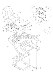 13AN779G766 - Troy-Bilt Pony Lawn Tractor (2005) Parts Lookup with Diagrams