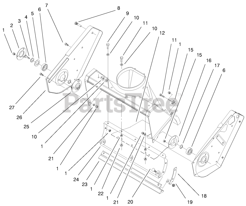 Toro 38418 (CCR 2400) Toro Snow Thrower (SN 099000001 099999999