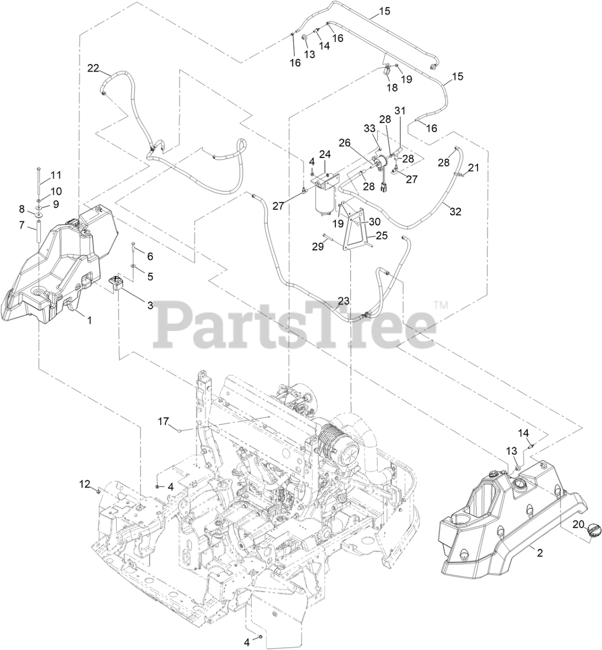 Exmark LZS88CDYM96RW0 Exmark 96" Lazer Z Diesel ZeroTurn Mower