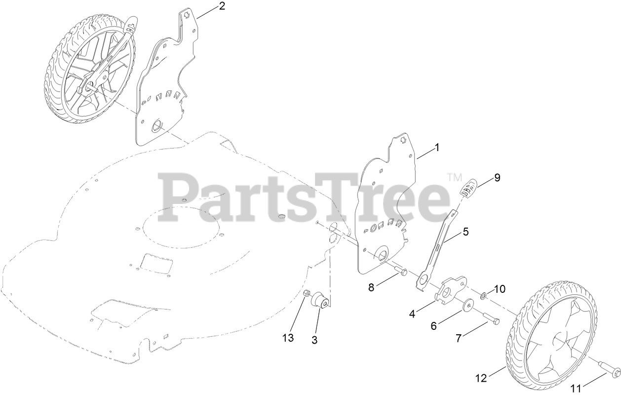 Toro 21761 Toro 55cm Recycler WalkBehind Mower with SmartStow (SN 400000000 408999999