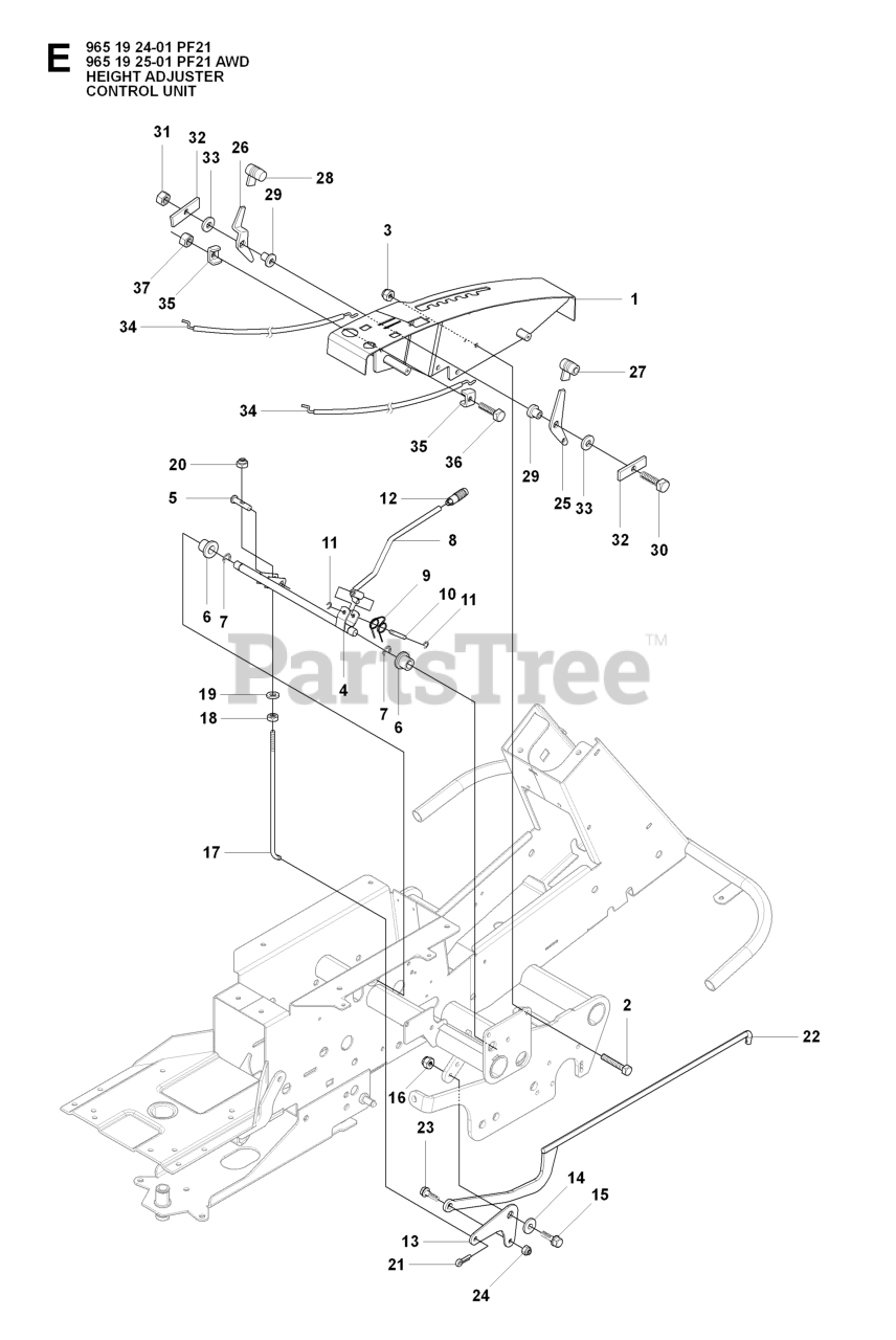 Husqvarna PF 21 AWD (965192501) Husqvarna Proflex Swedish Riding