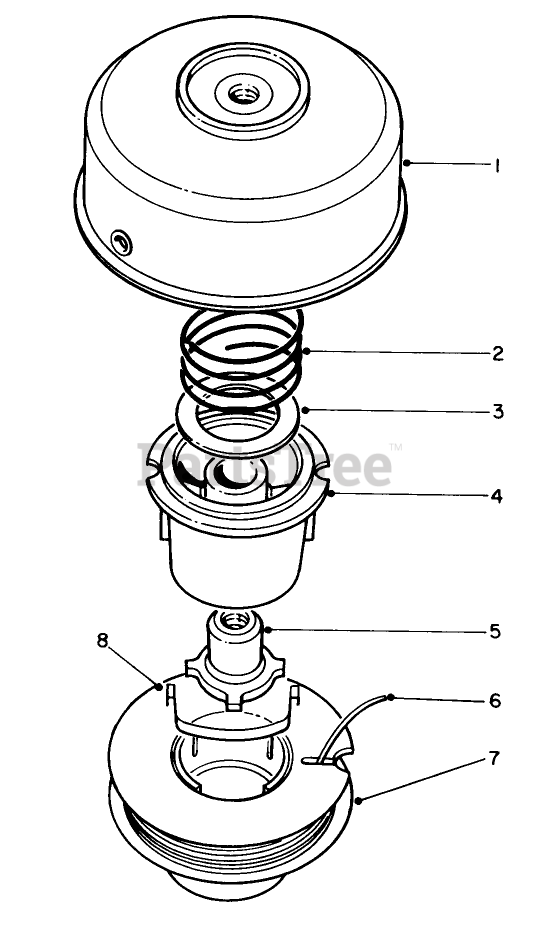 Toro 51645 (TC 5000) Toro String Trimmer (SN 006000001 006999999