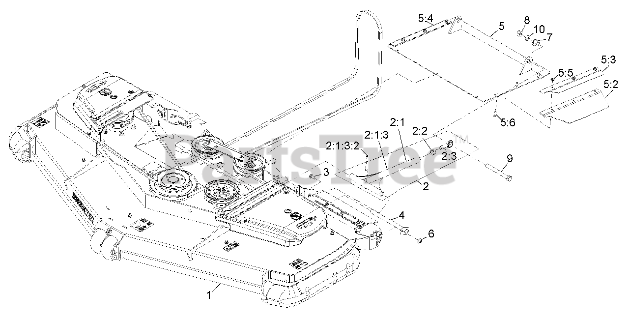 Exmark Lazer Z 60 Inch Deck Parts Diagram